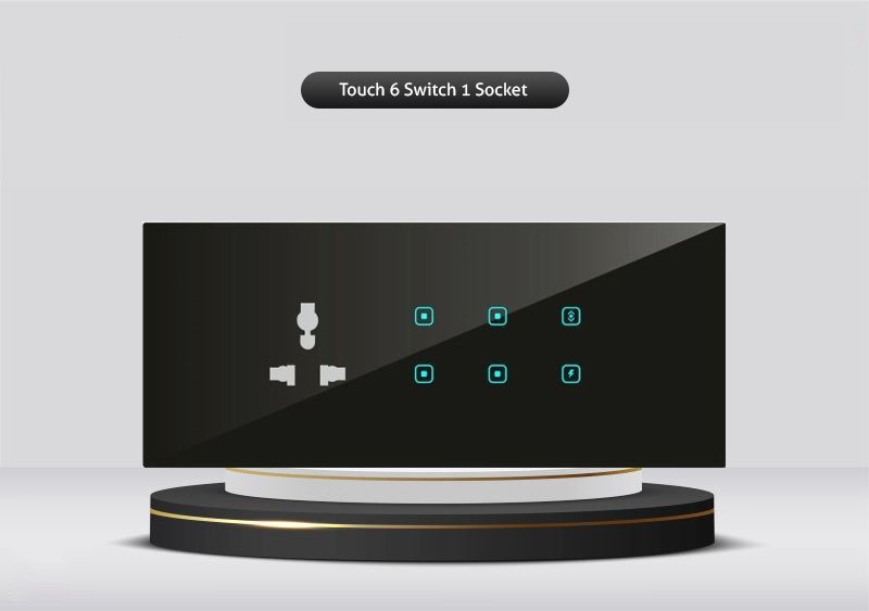 Touch 6 Switch 1 Socket